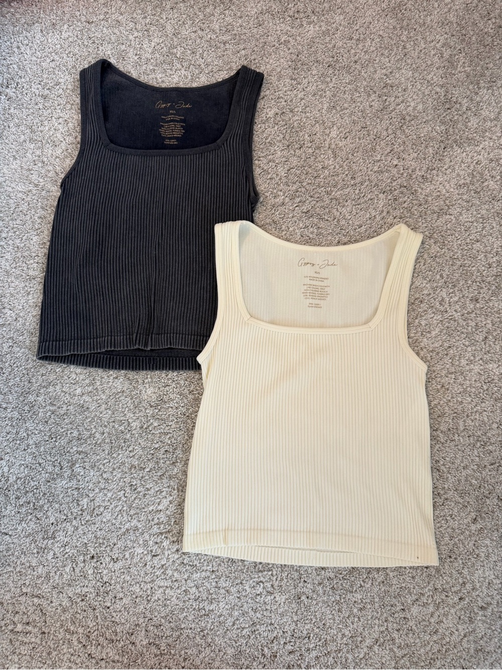 Rib Square-Neck Tank